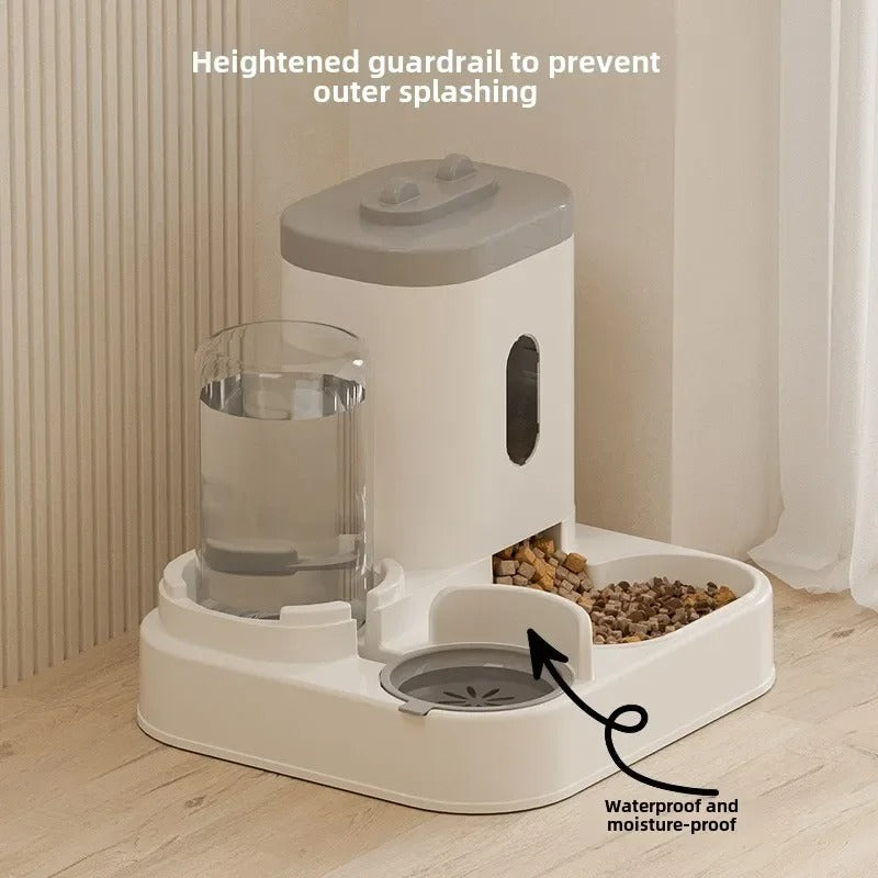Cat Dog Automatic Feeder Food Bowl
